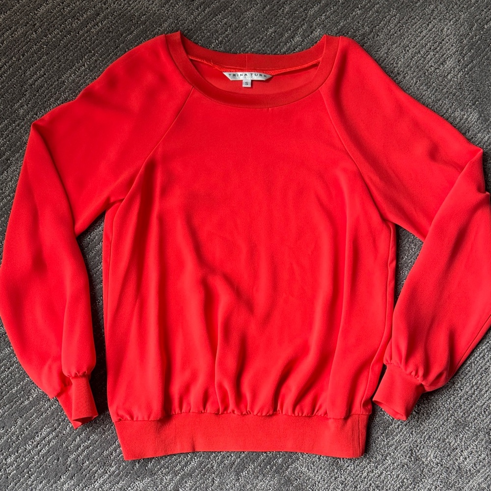 Trina Turk long sleeve women’s blouse, like-new!